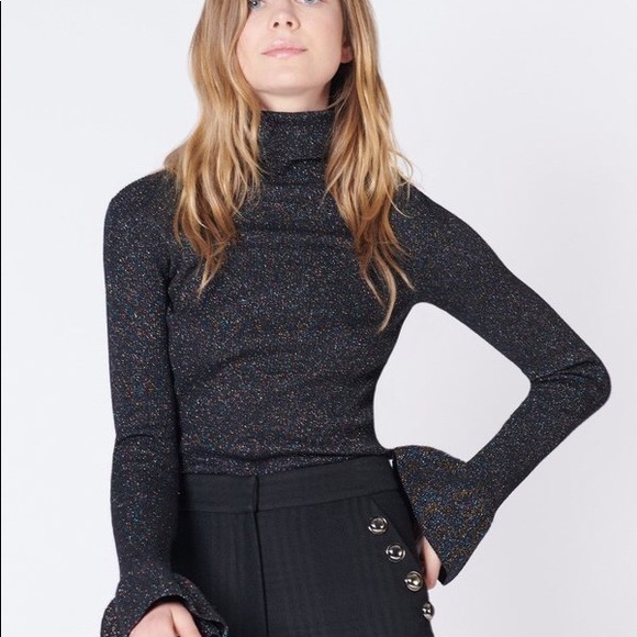 Veronica Beard Berg Turtleneck In Black 